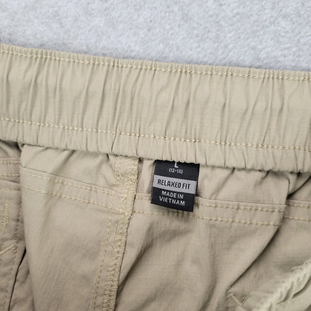 Carhartt Force Relaxed Fit Ripstop Work Shorts Womens L Tan BS5266-W 5in Inseam